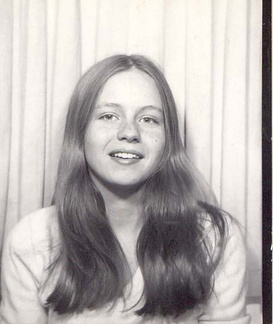 Sharron "posing" at age 15