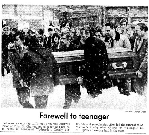 Sharron's funeral